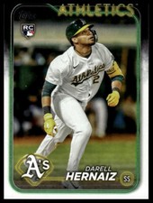 Darell Hernaiz 2024 Topps Update #US132 RC Oakland Athletics