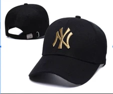 New 2025 New York hat, Embroidered NY Adjustable, strap buckle- ( Brim DEFAULT )
