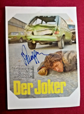 Original autograph by Peter Maffay, color magazine image (on cardboard), total Din A4