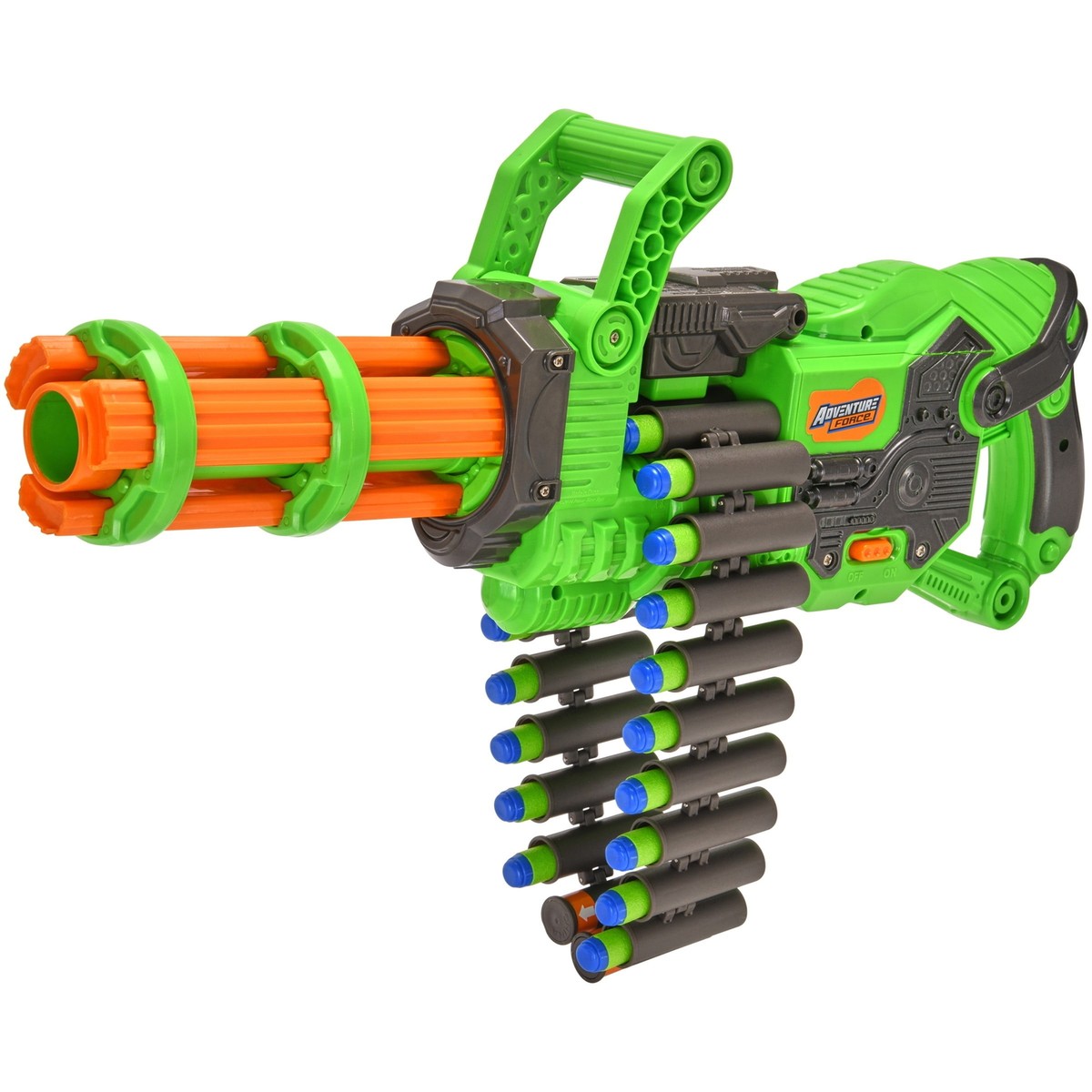 Scorpion Rotating Barrel Auto Gatling Dart Blaster, Green