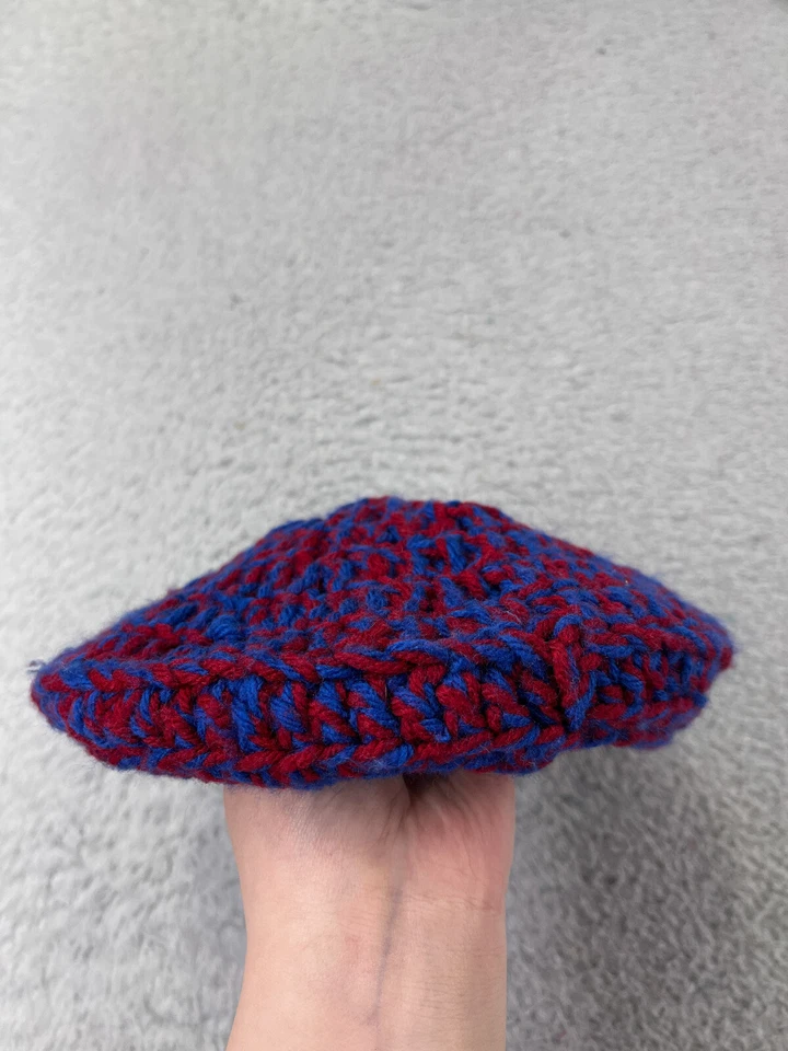 Берет Beanie Toque женщин один размер красный синий вязаный акриловая смесь снег зимние лыжи - Изображение 4 из 4