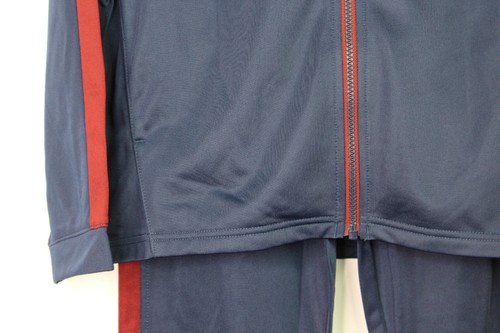 Boys Athletic Works Jacket and Track Pants 2-Piece Set Blue/Maroon Size XXL (18) - Picture 3 of 5