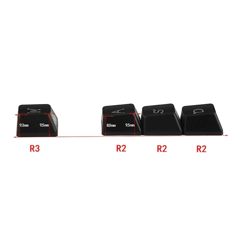 Transparent Mechanical Keyboard Keycaps Unique Gift for Gamers Transparent Mechanical Keyboard Keycaps Unique Gift for Gamers