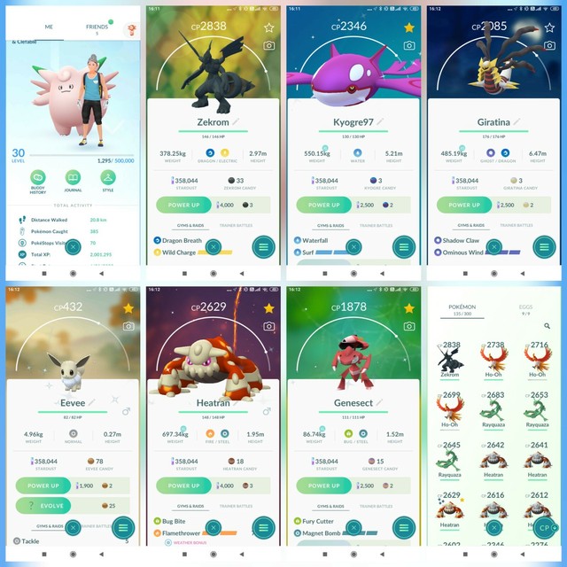 Free Pokemon Go Accounts Level 40