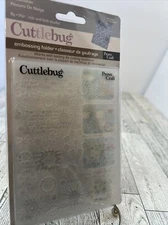 Cuttlebug Provo Craft Plastic 3D Embossing Folder snowflakes