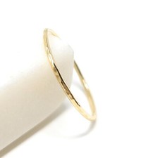 14k Solid Gold Hammered Stackable Ring, Hammer Finish, Yellow White Rose Rings