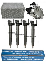 Injektor 0445116024 7805428 BMW + Hochdruckpumpe 0445010506 320d 520d BOSCH