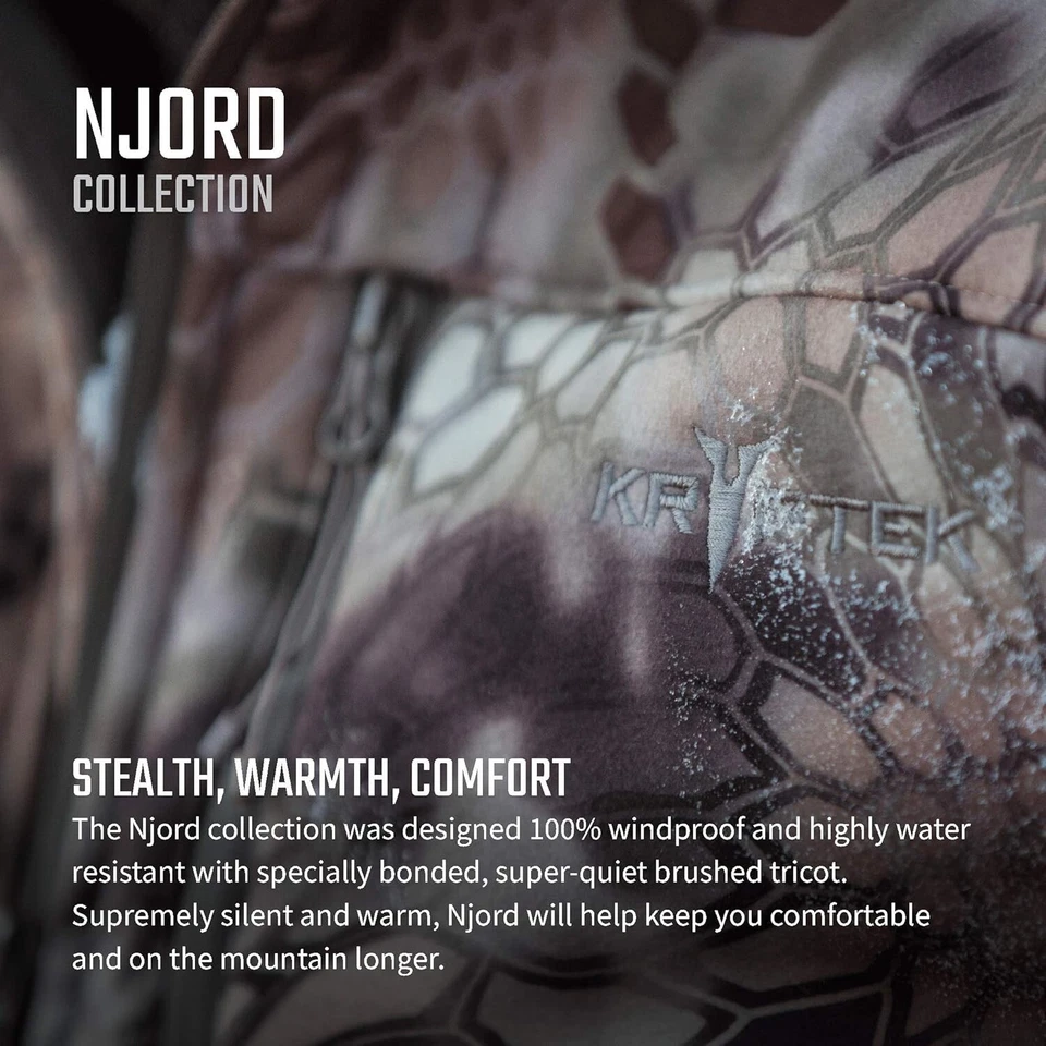 Kryptek Men’s Njord Hunting Jacket, Windproof Camo Soft Shell - BRAND NEW! NWT - Image 4 of 4