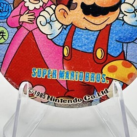 Super Mario Bros. Princess Peach Family Computer Menko Amada Nintendo 1985 Japan