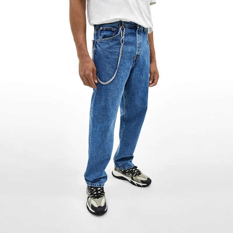 パンツ Chain Keystrap Printing Denim Amazon.com: PINKPIN