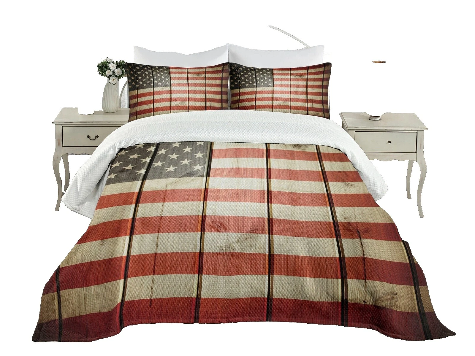 Cubrecamas con Bandera