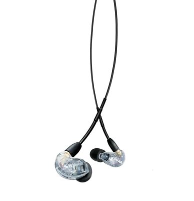 Shure AONIC 215 Wired Sound Isolating In-Ear Headphone, Clear