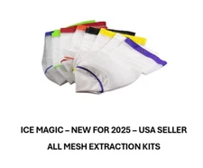 ICE MAGIC All Mesh Bubble Hash Extraction Bag Kits - USA SELLER- NEW FOR 2025