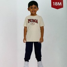 Puma Toddler Boys' 18M 2-Piece Tee Shirt and Jogger Pants Set Size 18M