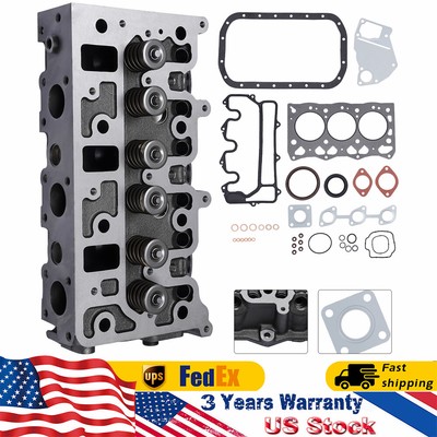 Fit Isuzu 3LD1 Engine Complete Diesel Cylinder Head Valves Gasket Set 8971634013