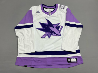 San Jose Sharks Adidas Authentic Primegreen HFC Jersey NWT - 56