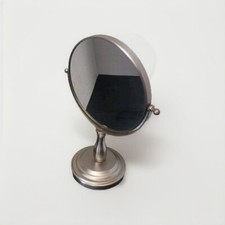  Brushed Nickel 2 Sided Adjustable Round Make...
