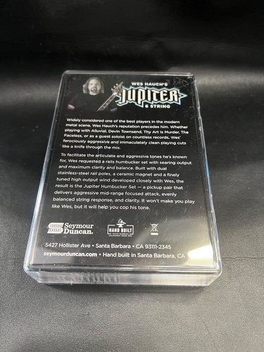 Juego de Pastillas de Guitarra Eléctrica Humbucker Seymour Duncan Jupiter Wes Hauch's ¡Nuevo! - Imagen 4 de 5