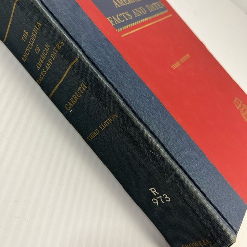 The Encyclopedia Of American Facts And Dates US History Vintage Book 1963 - Imagen 2 de 9