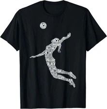 Volleyball Girl Women Youth Player T-Shirt