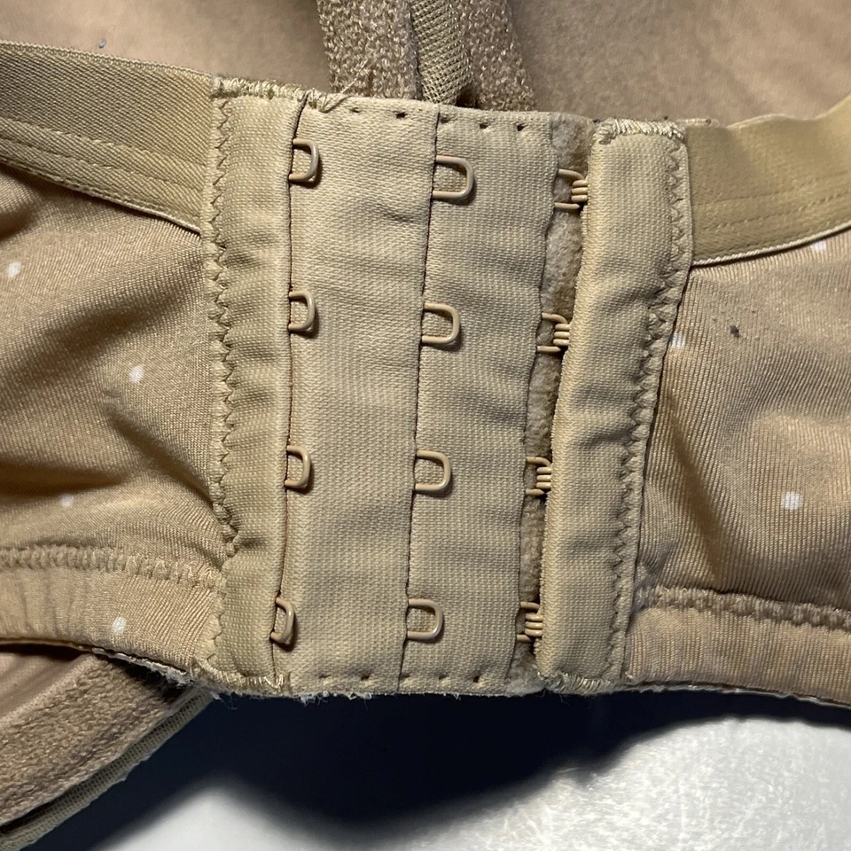 Sujetador Cacique Mujer 46DD Beige Con Aros Cobertura Completa Ajustable Ligeramente Forrado Foto 3 de 4