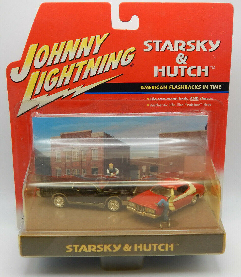 Johnny Lightning American Flashbacks in Time Diorama - Starsky and Hutch READ 