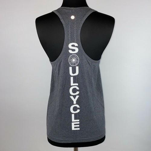Lululemon x SoulCycle Womens 8 Heather Gray Swiftly Tech Racerback Tank Top AU - Picture 6 of 10