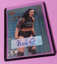 2022 Upper Deck Skybox AEW KRIS STATLANDER Auto Premium PP-11 SAPPHIRE Card RARE