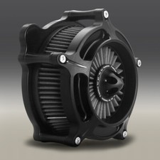 Spike Ops Black Air Intake Filter For Harley Softail FLSTNI FXST Slim FLS 00-15