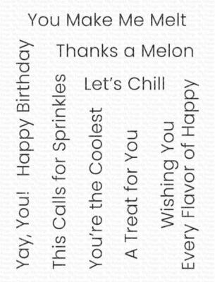 My Favorite Things Stempelset ''Every Flavor of Happy '' Clear Stamp