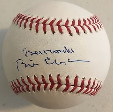 Bill Clinton Signed Autographed Oml Baseball 42 President Psa/dna Pen Rare