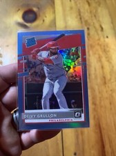 2020 Optic Deivy Grullon Rated Rookie Carolina Blue 49/50 Phillies RC SSP