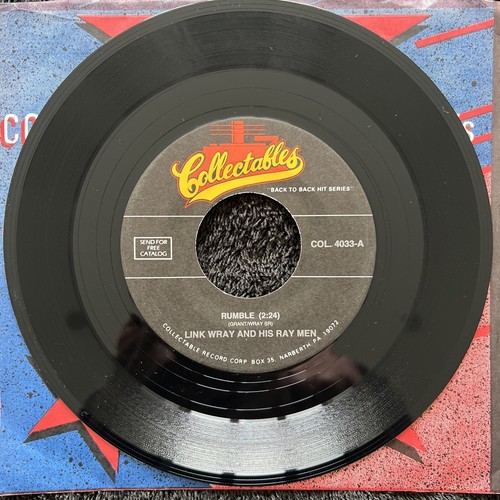 Link Wray And His Ray Men – Rumble / The Swag 7'' Vinyl USA PLAY TESTED NM VIDEO - Imagen 3 de 6