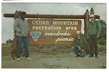 Cedar Mountain Recreation Area, Utah, c1950's Unused Postcard, Job Corp Workers