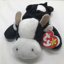 Ty Beanie Baby Daisy The Cow 1993 With Errors PE Pellets With Tag