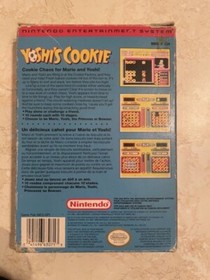 Yoshi's Cookie (Nintendo Entertainment System, 1993) NES CIB Complete TESTED