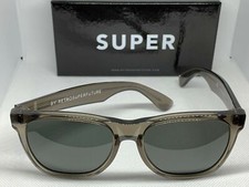 Retrosuperfuture 411 Classic Deep Black Frame Size 55mm Sunglasses NIB