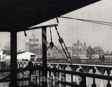 1926 Vintage ATLANTIC CITY Cityscape New Jersey By HOPPE Photo Gravure Art 11X14