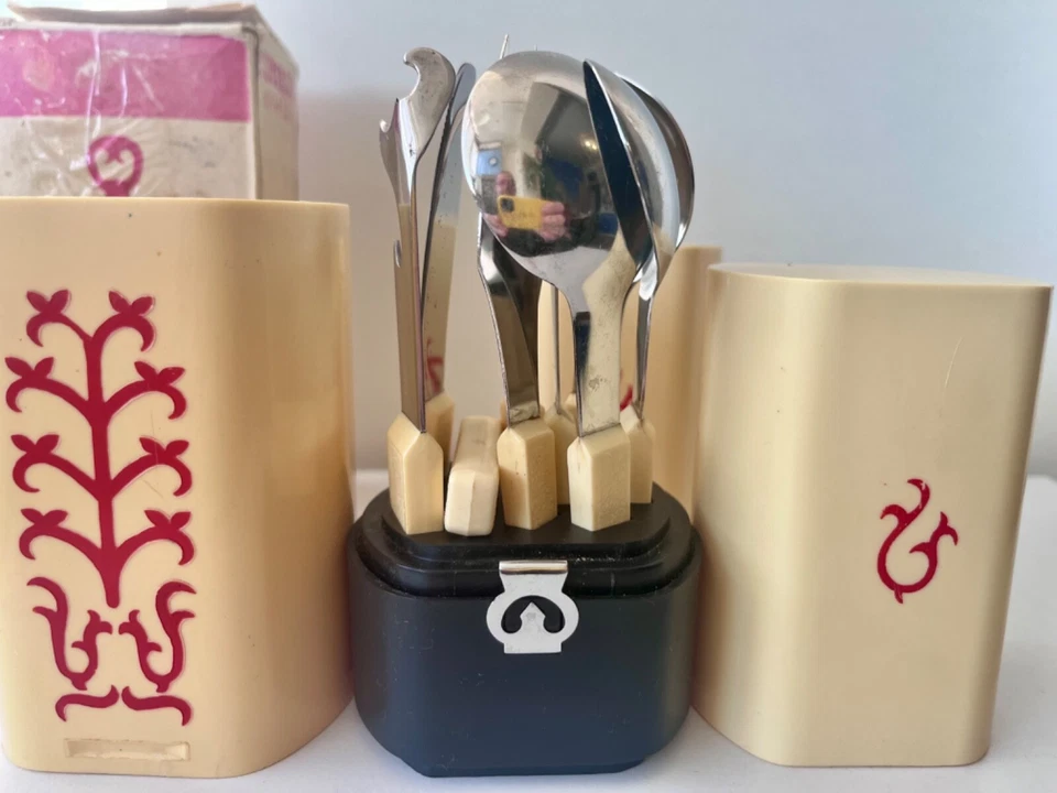 Forks Spoons Knife Cup.Set.Picnic tool.Tourism Hunting Fishing.Vintage.USSR. - Image 3 of 4