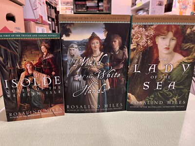 Tristan & Isolde novels by Rosalind Miles lot of 3 books