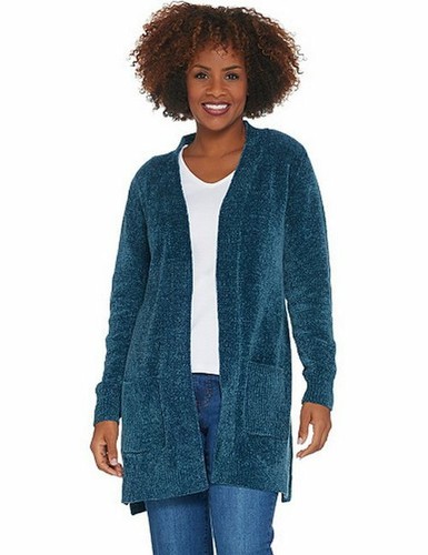 Front Petite Cardigan Sweater 