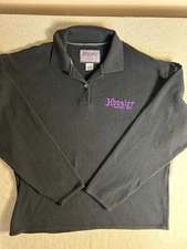 Hoosier Racing Tire Employee Issued Xl Black Long Sleeved  Motorsports USAC WoO