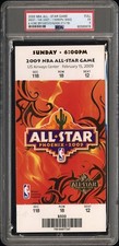 2009 NBA ALL-STAR GAME FULL TICKET MVPS-KOBE BRYANT (ASG#11/18)SHAQ O’NEAL PSA 5