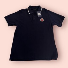 Cavalli Class Men's Logo Short Sleeve Polo Shirt Black   NWT