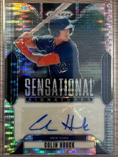 2025 PANINI PRIZM BASEBALL COLIN HOUCK PULSAR SENSATIONAL AUTO #SS-CH #129/199