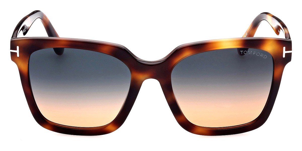 Солнцезащитные очки Selby Tom Ford FT0952 Блестящий светло-голубой градиент Havana Gradient Blue 55 мм 81490₽