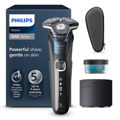Philips Shaver 5000 Elektrischer Rasierer für Herren Nass und Trockenrasur mit