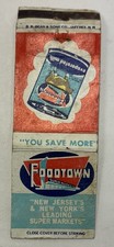 Foodtown Supermarkets Matchbook Cover Flat