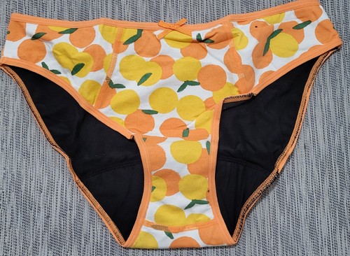 Lot Of 4 Joyja Girls Teens Size 15-16 Padded Period Underwear Panties Orange