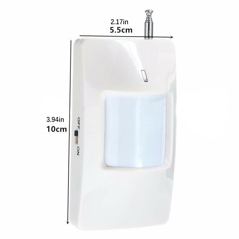 433MHz Security Wireless PIR Infrared Motion Sensor Detector for Alarm System